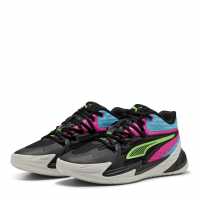 Puma Dagger Jr Basketball Trainers Unisex Kids Черно/Розово Детски маратонки