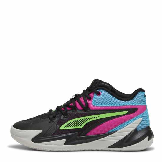 Puma Dagger Jr Basketball Trainers Unisex Kids Черно/Розово Детски маратонки