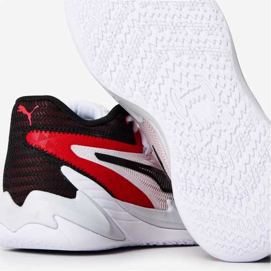 Puma Dagger Jr Basketball Trainers Unisex Kids Пума Червено/Черно Детски маратонки