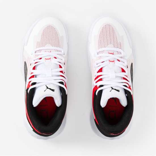 Puma Dagger Jr Basketball Trainers Unisex Kids Пума Червено/Черно Детски маратонки