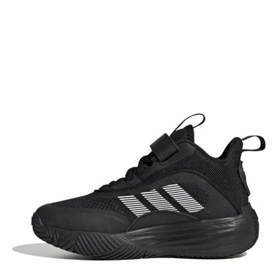 Adidas Ownthegame 3.0 Basketball Trainers Boys Черно/Бяло 