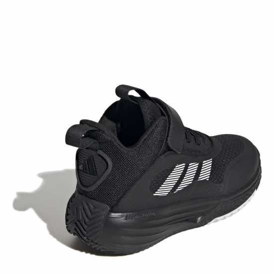 Adidas Ownthegame 3.0 Basketball Trainers Boys Черно/Бяло 