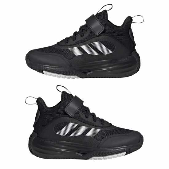 Adidas Ownthegame 3.0 Basketball Trainers Boys Черно/Бяло Детски маратонки