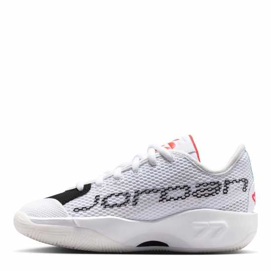 Air Jordan Kids' Basketball Trainers White/Red 
