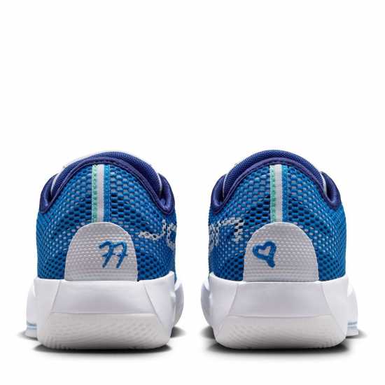 Air Jordan Kids' Basketball Trainers White/Blue 