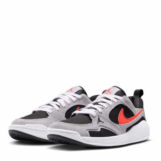 Air Jordan Kids' Basketball Trainers Black/InfaRed 