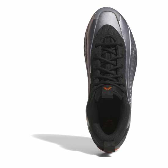 Adidas Unisex Kids' A Edwards Basketball Trainers Iron/Blk/Org 