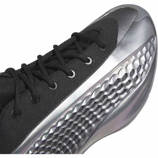 Adidas Unisex Kids' A Edwards Basketball Trainers Iron/Blk/Org 