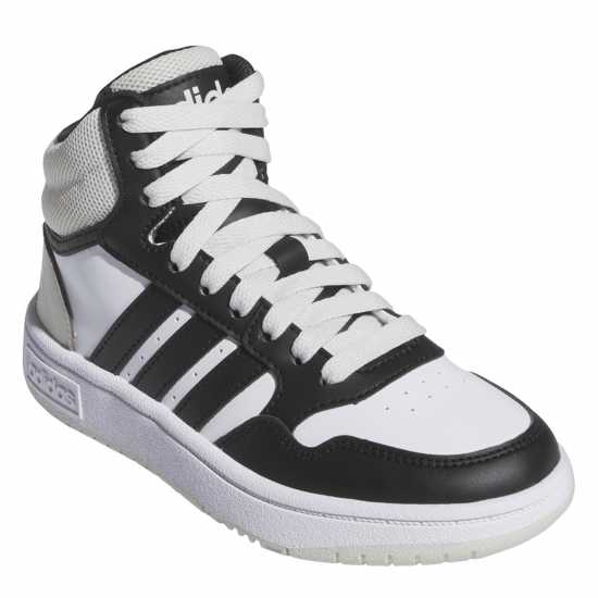 Adidas Hoops 3.0 Mid K Basketball Trainers Unisex Kids  