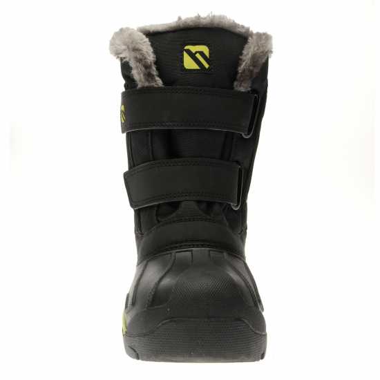 Campri Детски Ботуши За Сняг Snow Boots Juniors Black/Green Детски апрески