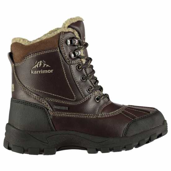 Детски апрески Karrimor Детски Апрески Casual Junior Snow Boots Brown Karrimor Детски Апрески Casual Junior Snow Boots Brown Детски апрески