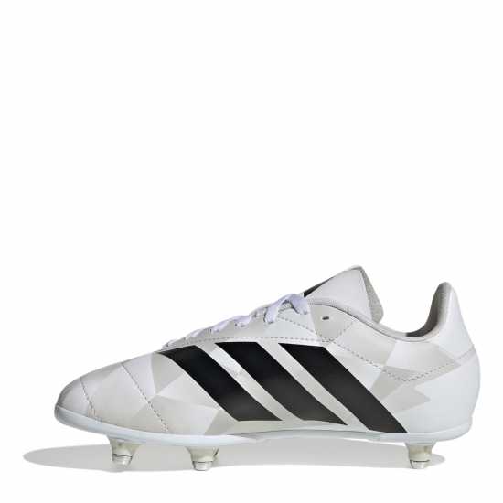 Adidas Junior Soft Ground Rugby Boots Бяло/Черно Adidas Junior Soft Ground Rugby Boots Бяло/Черно