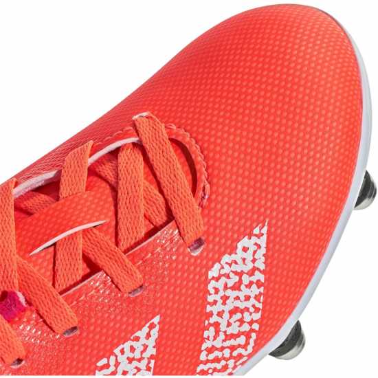 Adidas Junior Soft Ground Rugby Boots Оранжево/Бяло Adidas Junior Soft Ground Rugby Boots Оранжево/Бяло