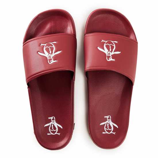 Original Penguin Pier Slide Mens Red 