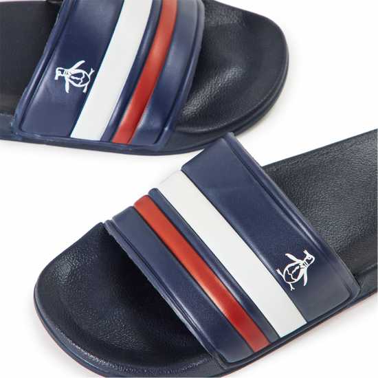 Original Penguin Pier Slide Mens Blue 