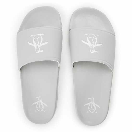 Original Penguin Pier Slide Mens Grey Original Penguin Pier Slide Mens Grey