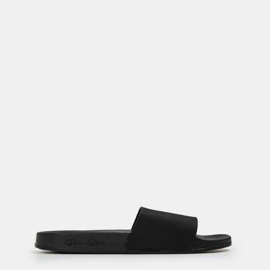 Born Rich Men's Barreca Slider Slippers Чернобял 