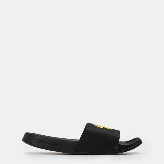 Born Rich Men's Barreca Slider Slippers Черно-жълто 