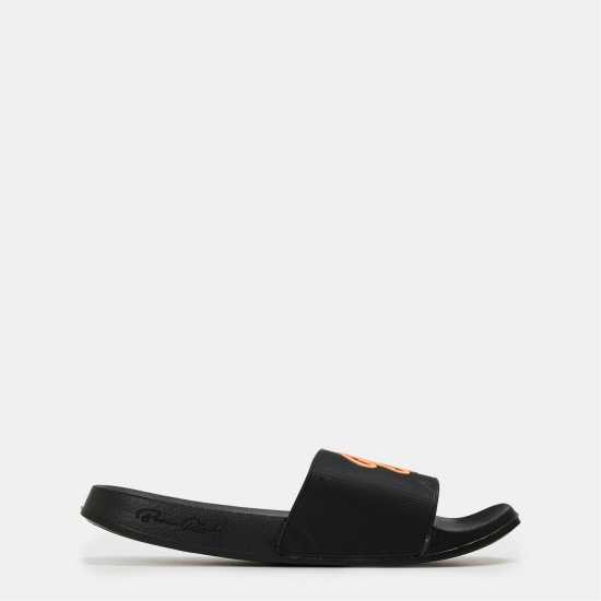 Born Rich Men's Barreca Slider Slippers Чернооранжево 