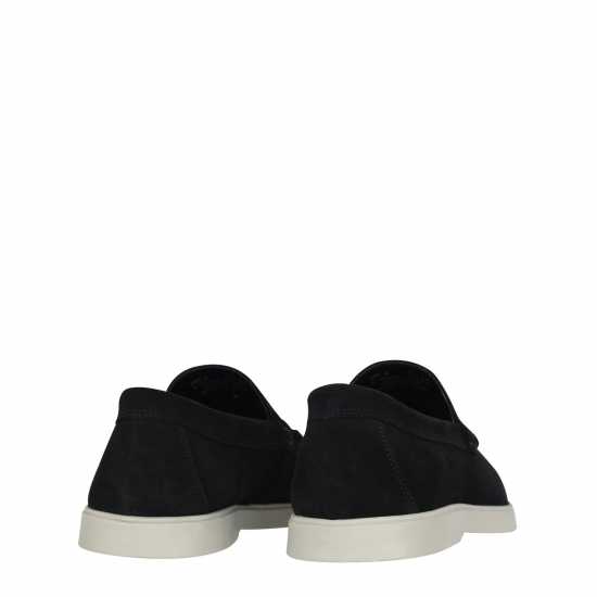 Fabric Suede Loafer Sn99 Black Мъжки обувки