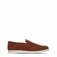 Fabric Suede Loafer Sn99 Brown Мъжки обувки