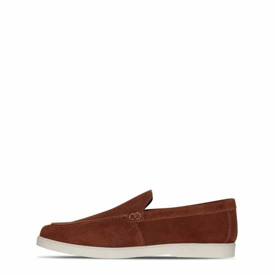 Fabric Suede Loafer Sn99 Brown Мъжки обувки