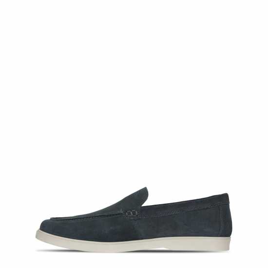Fabric Suede Loafer Sn99 Blue Мъжки обувки