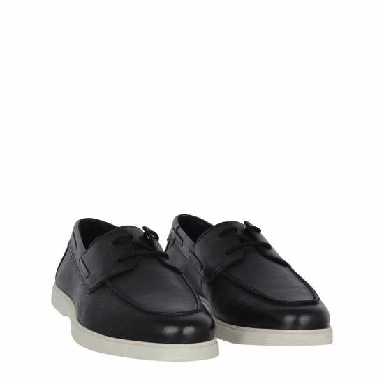 Fabric Leather Lace Sn99 Black Мъжки обувки