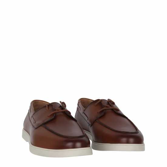 Мъжки обувки Fabric Leather Lace Boat Shoes Mens Захарено кафяво Fabric Leather Lace Boat Shoes Mens Захарено кафяво Мъжки обувки