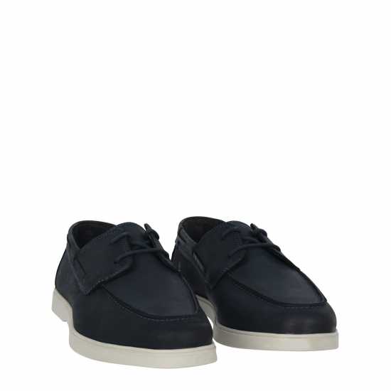 Мъжки обувки Fabric Leather Lace Boat Shoes Mens Морска синьо Fabric Leather Lace Boat Shoes Mens Морска синьо Мъжки обувки