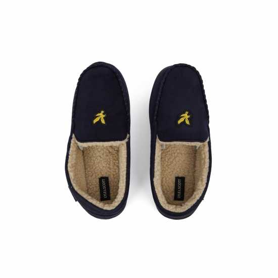 Чехли Lyle And Scott Lyle Aspen Moccasin Slipper Морска синьо Lyle And Scott Lyle Aspen Moccasin Slipper Морска синьо Чехли