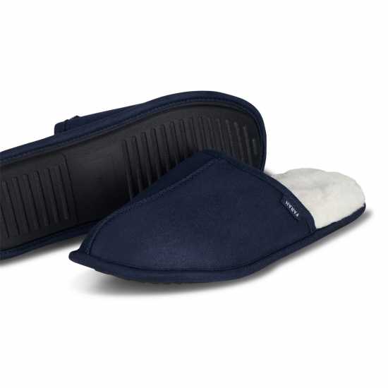 Farah Ahlers Tan Slipper Navy Farah Ahlers Tan Slipper Navy