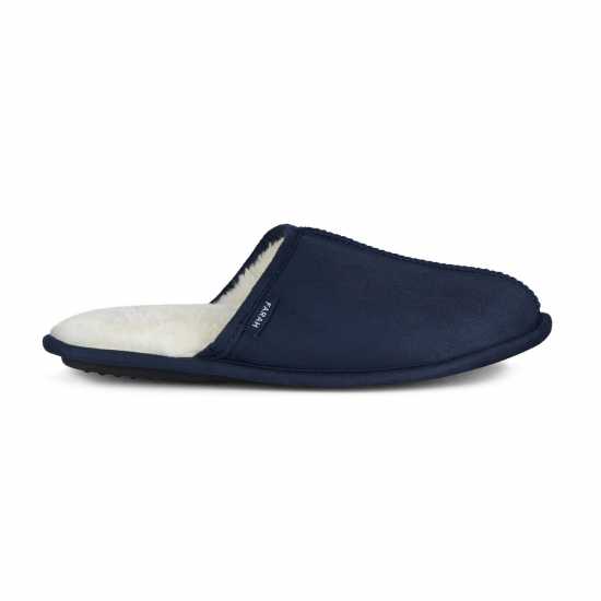 Farah Ahlers Tan Slipper Navy Farah Ahlers Tan Slipper Navy