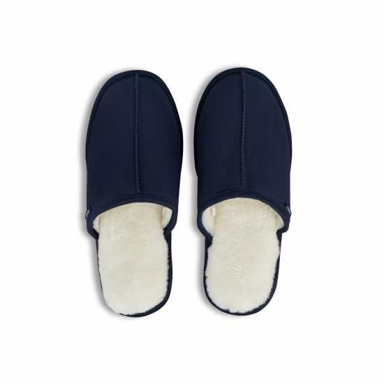 Farah Ahlers Tan Slipper Navy Farah Ahlers Tan Slipper Navy