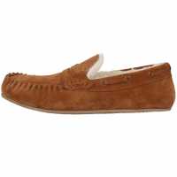 Howick Suede Moccasin Slippers  Чехли