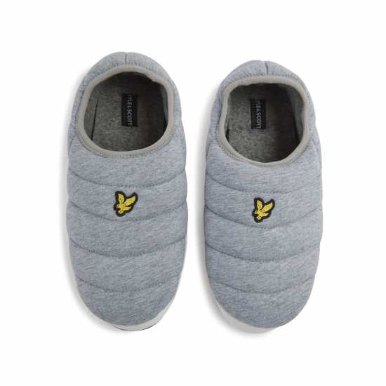 Lyle And Scott Lyle Pd Slipper Sn99 Grey Marl 