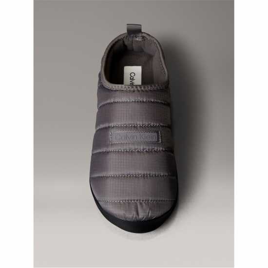 Calvin Klein Ck L Puffer Slipper Sn54 Granite Gry/Blk Calvin Klein Ck L Puffer Slipper Sn54 Granite Gry/Blk