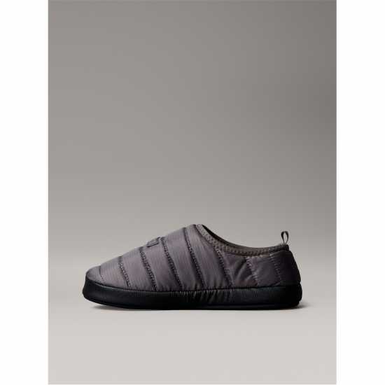 Calvin Klein Ck L Puffer Slipper Sn54 Granite Gry/Blk Calvin Klein Ck L Puffer Slipper Sn54 Granite Gry/Blk