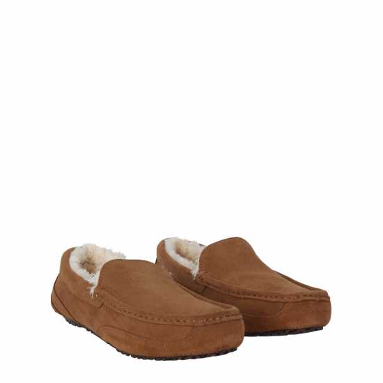 Чехли Jack Wills Moccasin Slippers Кафяво Jack Wills Moccasin Slippers Кафяво Чехли