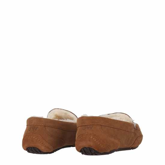 Чехли Jack Wills Moccasin Slippers Кафяво Jack Wills Moccasin Slippers Кафяво Чехли