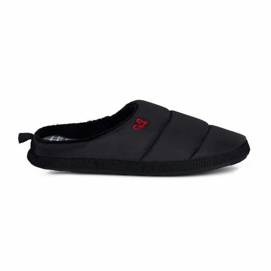 Farah Mens Slippers- Tommer Black Farah Mens Slippers- Tommer Black