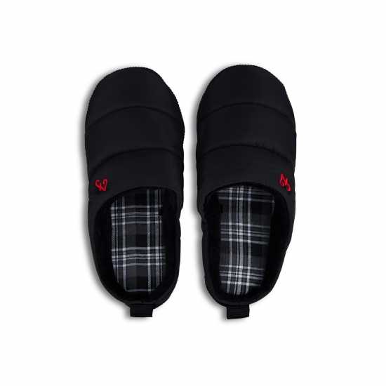 Farah Mens Slippers- Tommer Black Farah Mens Slippers- Tommer Black