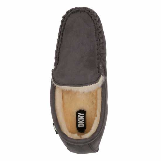 Dkny Electra Mens Slippers Сиво Чехли
