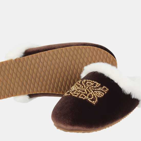 Biba Biba Emb Mule  Ld54 Logo 