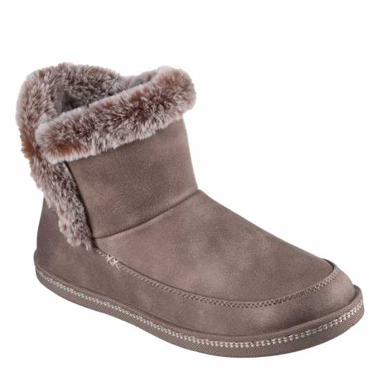 Skechers Cozy Campfire Full Fit Slippers Womens Dark Taupe 
