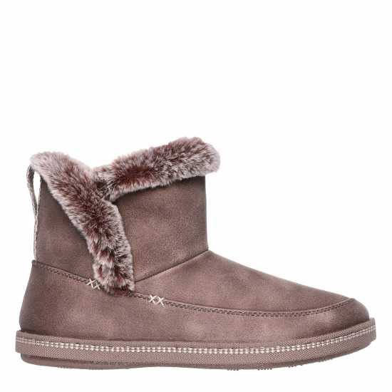 Skechers Cozy Campfire Full Fit Slippers Womens Dark Taupe 