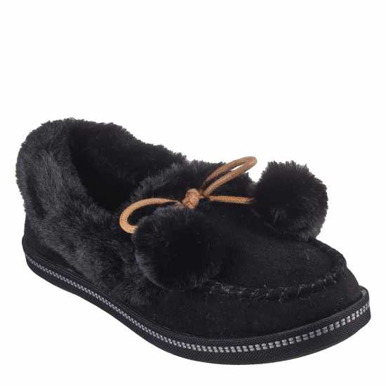 Skechers Women's Cozy Campf Slippers Black Skechers Women's Cozy Campf Slippers Black