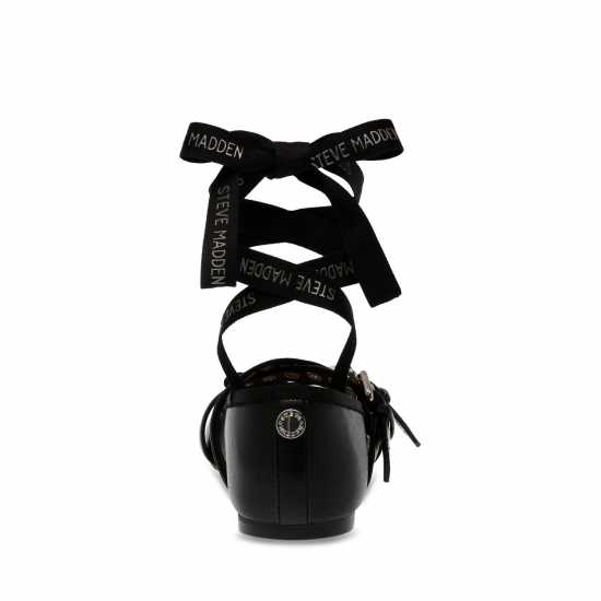 Steve Madden Baylen Strapped Ballet Pumps Black 