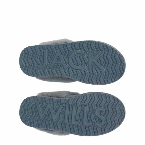 Чехли Jack Wills Mule Slippers Синьо Jack Wills Mule Slippers Синьо Чехли