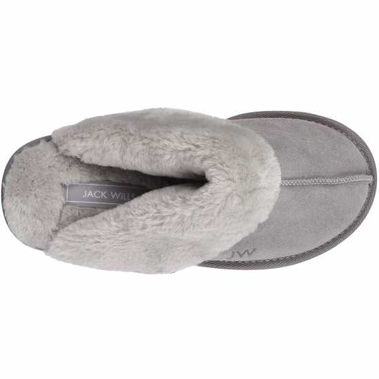 Jack Wills Mule Slippers Сиво Чехли